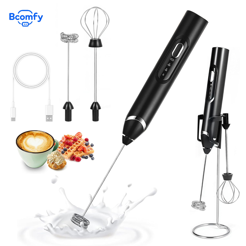 Electric Milk Frother Handheld - Montalatte senza fili Mini macchina per