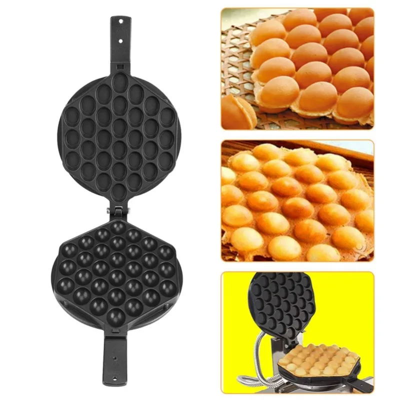 Mini Waffle Maker Machine - QQ Egg Puff Maker Home GPL