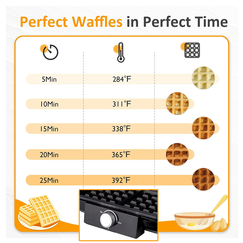 Macchina per waffle belga a 4  - Mini Waffle Maker Machine recensione e prezzo